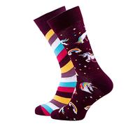 Many Mornings The Unicorn Calzini Non abbinati, Multi-Color, 39-42 Unisex-Adulto