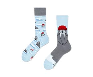 Many Mornings The Walrus Calzini Non abbinati Unisex-Adulto