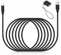 Manzlep Cavo USB C per Elgato HD60 S+, HD60 X Game Capture Card & Wave 3, microfono a condensatore XLR, cavo di ricarica super veloce con adattatore, lungo 2 m