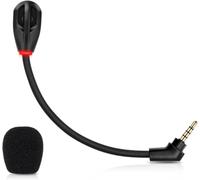 Manzlep Microfono di ricambio per cuffie da gioco wireless Kingston HyperX Cloud Flight/Flight S, asta microfono staccabile con indicatore LED di mute su PC PS5 PS4 Xbox Series X/S 、