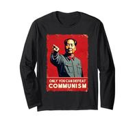 Mao Zedong Solo tu puoi sconfiggere l'arte della propagada del comunismo Maglia a Manica