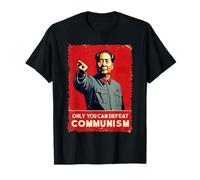 MAO Zedong Solo tu puoi sconfiggere L'Arte della propagada del Comunismo Maglietta