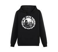 Maodisen Burning Spear Reggae Singer And Musician Hoody Unisex Long Sleeve Hooded with Pocket Black L