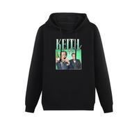 Maodisen Keith Floyd Appreciation Hoody Unisex Ptinted Hoodies Long Sleeve Men's Hooded with Pocket Black XL