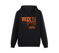 Maodisen Mp40 Landser Deutsches Reich Ruhm Ehre Ww2 Soldaten Hoody Unisex Long Sleeve Hooded with Pocket Black L