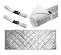 Maodom Avvolgitubo portatile AC | Manicotto protettivo antipolvere - Avvolgitubo isolato AC con 2 cinghie regolabili con fibbia - per tubo di scarico condizionato diametro 15,9 cm