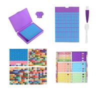 Maodom Contenitori per decorazioni artistiche con strass, vassoi per pittura e strass, organizer per perline, gioielli, ragazzi, adolescenti, ragazze, donne, adulti, gioielli artigianali