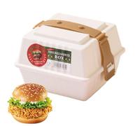 Maodom Contenitori riutilizzabili per sandwich, scatola riutilizzabile per hamburger, con apertura multiuso, per uso familiare e campeggio