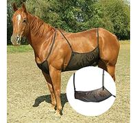 Maodom Doppio Tetto Cavalli,Lenzuolo per Cavalli AntiGraffio Fly - Tappeti per Mosche per Cavalli, Coperte Elastiche per Addominali di Cavalli, Rete Protettiva per Addominali di Cavalli Adulti
