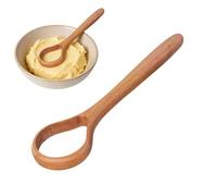 Maodom Frusta per impasto, tradizionale agitatore in legno, senza cuciture, per cuocere e sbattere farina, antipasti, ciotole da cucina, panetteria, casa e vacanze