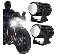 Maodom Lampade ausiliarie per Moto, faretti ausiliari per Moto, faretti a LED, per Biciclette, Camion, Auto, luci Rotonde per Guida Fuoristrada