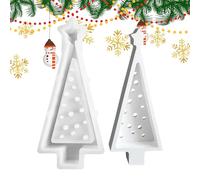 Maodom per albero di Natale, forme antiaderenti in silicone, per decorazioni natalizie, decorazioni in gesso per candele, feste in casa