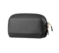 Maodom Scatola organizer per cavi, apertura a 180°, custodia da viaggio per dispositivi elettronici, custodia per batterie, organizer tecnico, contenitore per cavi per necessità quotidiane, Nero ,