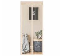 MAODOU Zanzariera magnetica, 115 x 280 cm, per porte, patio, colore: crema