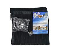 MAODOU Zanzariera magnetica per porta, 120 x 210 cm, per porta del balcone, del soggiorno, della terrazza, del terrazzo, del colore nero