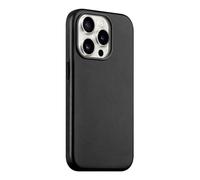 maogoam Custodia per iPhone 13 Pro Max in Pelle Compatibile con MagSafe, Strato Superiore Premium in Pelle Bovina Conciata al Vegetale Custodia per iPhone 13 Pro Max 6,7", Stile Elegante, Nero Lucido