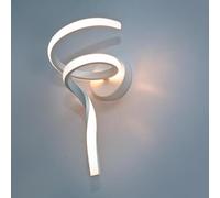 maolo Applique Lampada Da Parete LED 10W 800 Lumen Moderna Spirale CCT3 Step A Memoria Temperatura Del Colore Regolabile Per Interni