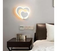 maolo Applique LED a Doppio Cuore - Illuminazione da Parete 12W 960LM, Temperature Colore Regolabili per Interni - Design Moderno per Soggiorno, Camera da Letto e Corridoio