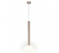 maolo Lampadario a Sospensione Cilindrico 3W CCT Switch 3000K-6500K | Faretto LED Sostituibile, Altezza Regolabile 200 cm, Fascio 30° | Design Moderno in Alluminio per Cucina, Isola, Soggiorno