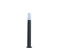 maolo Lampioncino da Giardino Esterno E27 IP65 | Paletto Luminoso in Alluminio Nero H60/100 cm per Vialetti, Terrazze e Sentieri | Diffusore Opaco Antipioggia (60)