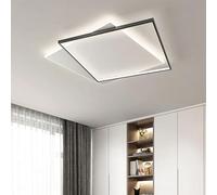 maolo Luce Plafoniera LED 36W Illuminazione Moderna da Soffitto con Selezione CCT3 Design Elegante con Cerchi 2880LM (Quadrato)