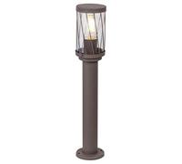 maolo Paletto da Giardino per Esterno IP54 E27 LED | Lampada da Terra in Alluminio Ruggine Ø10x50 cm | Illuminazione Viale, Aiuole, Terrazze