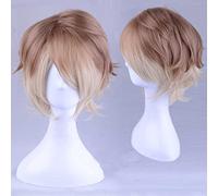 MAOMA Parrucca Cosplay Anime A3 Itaru Chigasaki Parrucca，Fluffy Short Parrucca Cosplay，con Rete per Parrucca Gratuita，per Festa Carnevale Halloween Cosplay Parrucca(Size:Style 2)