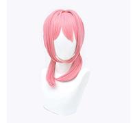 MAOMA Parrucca Cosplay Anime Arknights Blue Poison Parrucca，Pink Double Braid Parrucca Cosplay，con Rete per Parrucca Gratuita，per Festa Carnevale Halloween Cosplay Parrucca(Color:Style 2)