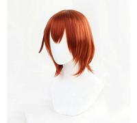 MAOMA Parrucca Cosplay Anime Arknights Crownslayer Parrucca,Orange Short Parrucca Cosplay,con Rete per Parrucca Gratuita,per Festa Carnevale Halloween Cosplay Parrucca