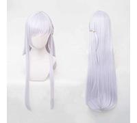 MAOMA Parrucca Cosplay Anime Azur Lane Belfast Parrucca，Light Purple Long Parrucca Cosplay，con Rete per Parrucca Gratuita，per Festa Carnevale Halloween Cosplay Parrucca