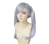 MAOMA Parrucca Cosplay Anime Black Clover Noell Silva Parrucca,Purple Long Parrucca Cosplay,con Rete per Parrucca Gratuita,per Festa Carnevale Halloween Cosplay Parrucca