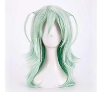 MAOMA Parrucca Cosplay Anime Fire Emblem Three Houses Rhea Parrucca，Green Long Parrucca Cosplay，con Rete per Parrucca Gratuita，per Festa Carnevale Halloween Cosplay Parrucca