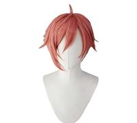 MAOMA Parrucca Cosplay Anime Horimiya Akane Yanagi Parrucca，Short Pink Parrucca Cosplay，con Rete per Parrucca Gratuita，per Festa Carnevale Halloween Cosplay Parrucca