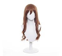 MAOMA Parrucca Cosplay Anime Horimiya Hori Kyoko Parrucca,Brown Long Wavy Parrucca Cosplay,con Rete per Parrucca Gratuita,per Festa Carnevale Halloween Cosplay Parrucca