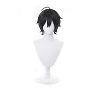 MAOMA Parrucca Cosplay Anime Horimiya Izumi Miyamura Parrucca，Black Short Parrucca Cosplay，con Rete per Parrucca Gratuita，per Festa Carnevale Halloween Cosplay Parrucca(Size:Style 1)