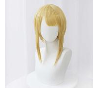 MAOMA Parrucca Cosplay Anime Identity V Gardener Emma Woods Parrucca,Blonde Parrucca Cosplay,con Rete per Parrucca Gratuita,per Festa Carnevale Halloween Cosplay Parrucca