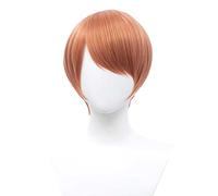 MAOMA Parrucca Cosplay Anime Identity V Mechanic Tracy Reznik Parrucca,Short Orange Pink Parrucca Cosplay,con Rete per Parrucca Gratuita,per Festa Carnevale Halloween Cosplay Parrucca