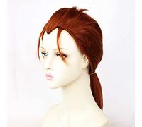 MAOMA Parrucca Cosplay Anime Identity V Mercenary (Mr. Reasoning) Parrucca,Brown Ponytail Parrucca Cosplay,con Rete per Parrucca Gratuita,per Festa Carnevale Halloween Cosplay Parrucca