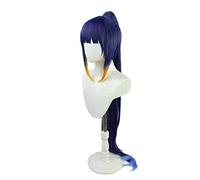 MAOMA Parrucca Cosplay Anime Ninomae INA NIS Parrucca,Long Straight Parrucca Cosplay,con Rete per Parrucca Gratuita,per Festa Carnevale Halloween Cosplay Parrucca(Size:Style 1)