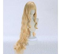 MAOMA Parrucca Cosplay Anime Shugo Chara Mashiro Rima Parrucca,Long Blonde Curly Parrucca Cosplay,con Rete per Parrucca Gratuita,per Festa Carnevale Halloween Cosplay Parrucca(Size:Style 1)