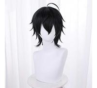 MAOMA Parrucca Cosplay Anime Takt op.Destiny Takt Asahina Parrucca，Black Short Parrucca Cosplay，con Rete per Parrucca Gratuita，per Festa Carnevale Halloween Cosplay Parrucca