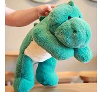 Maomoto Weighted Dinosaur Plush Throw Pillowd, Super Soft 50 cm Anxiety Dinosaur Stuffed Animals Plush, Furry Dinosaur Hugging Pillow Cute Plush Toy Gift for Boys Girls Kids Adults