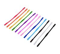 MaoNativey 12 Stück Anti-Rutsch Silikon Brillenbänder, Elastisch Silikon Sport Brille Riemen Anti-Rutsch Sonnenbrille Haken Kinder Brillenbänder Straps(12 Farben)