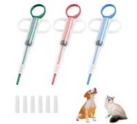 MaoNativey 3 Pezzi Sparapillole per Gatti - Dispenser per Cani e Gatti, Pet Pill Dispenser, Spara Pillole Gatto per Somministrazione Farmaci