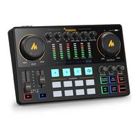 Maono AME2 Interfaccia Audio Scheda Audio Mixer DJ All in One Podcast Portatile