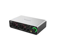 MAONO Interfaccia audio, mixer audio USB con preamplificatore da 60 dB, 24 bit/192 kHz con suono di qualità da studio per registrazione, produzione musicale, chitarra, Mac, PC, smartphone (PS22)
