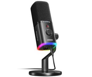 MAONO Microfono Gaming USB XLR: Microfono Dinamico con software, Microphone per Podcasting e Streaming Studio, pulsante mute e guadagno, per registrazione vocal PC, YouTube, Chat, PS4/5 PD100X