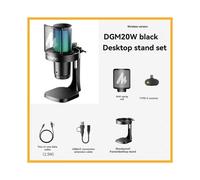 Maono Microfono Wireless DGM20W Microfono da Gioco USB con Riduzione del Rumore e Illuminazione RGB per il Gioco su PC con Base di Supporto