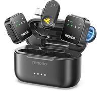 MAONO microfono wireless USB-C per iPhone 17/16/15 e smartphone Android, Wave T1 Plus