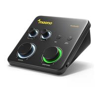 MAONO Mixer audio per PC: interfaccia con ingresso XLR 24 bit/192 kHz routing software LOOPBACK ASIO driver per registrazione musicale, home studio, chitarra, podcast, streaming, DAW (PS22 Lite nero)